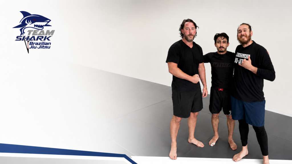 Adult Brazilian Jiu-Jitsu class for stress relief at Team Shark BJJ in San Antonio